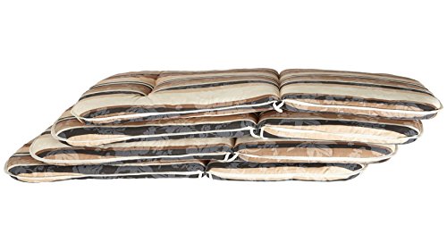 BEST Sesselauflage, (4er Set), (L/B): ca. 96×45 cm 4 Auflagen, braun - 2