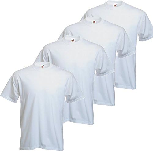 Mens 4 Pack Fruit of the Loom Original Full Cut T Shirt