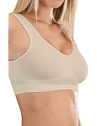 Oakeys&igrave; COK06 Reggiseno Sport Cotone Contenitivo Top Push up Seno