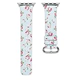 happy event Leder Ersatz Armbanduhrband für Apple iwatch Smart Watch 40mm (G)