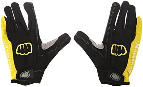 GOLook Full Finger Cycling Gloves Winter Women Men MTB Bike Bicycle Anti Slip Biking Gloves yellow L