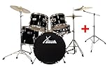 XDrum Semi 20' Studio Schlagzeug Schwarz SET inkl....