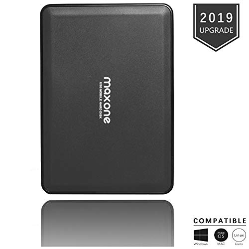 Disque Dur Externe Portable 160Go-2.5" USB3.0 HDD Stockage pour PC, Mac, Ordinateur de Bureau, Ordinateur Portable, Wii U, TV(Noir)