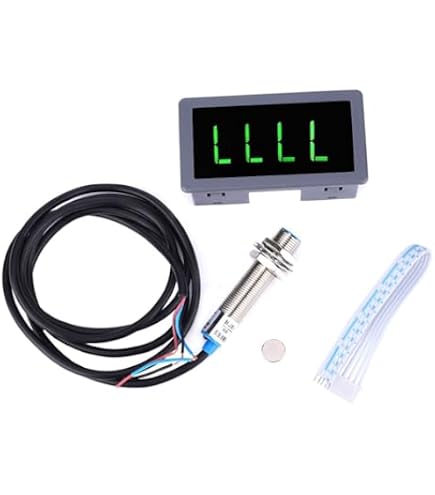 Tachymètre Portable Numérique LCD Jadeshay - Mesure Sans Contact 2.5 à 99999 TR/Min - Rouge