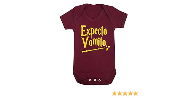 Bordeaux Body Pour Bebe Harry Potter Avec Inscription Expecto Vomito Coloris Fantaisie Vetements Smartcodegroup Com