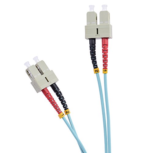 TPFNet 0,5m Cable de Fibra Óptica Duplex Multimodo OM3 SC/SC - 50/125µm - 10Gb