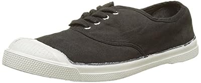Bensimon Tennis Lacet, Baskets Basses Femme, Noir (Carbone), 36 EU