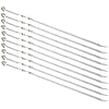 Mojidecor Grillspiee Grill Kabob Spiee 375cm Flat Schaschlikspiee Grillspiee Fleischspiee 10 Teiliges Set
