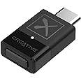 Creative BT-W3X Smart Bluetooth 5.3 Audio Transmitter with aptX HD, High-definition 24-bit / 48 kHz audio, Device-switching Function, Works with PC/Mac/Gaming Consoles