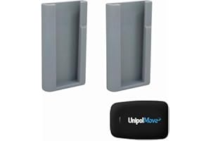 GALLO3D Supporto Auto per Unipol Move - Clip adesiva - Sistema fissaggio Adesivo con nastro - Gancio di supporto porta Unipol Move - Grigio (4)