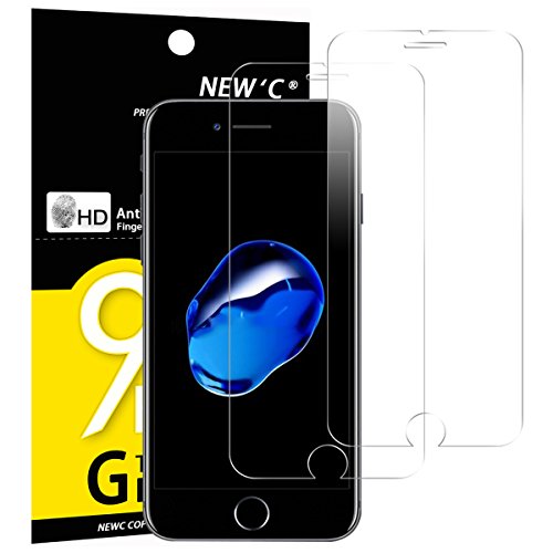 Book's Cover ofPack de 2 Verre Trempé iPhone 7 PLUS  iPhone 8 Plus NEWC Film Protection en Verre trempé écran Protecteur  ANTI RAYURES Ultra Résistant Dureté 9H Glass Screen Protector pour iPhone 7 Plus