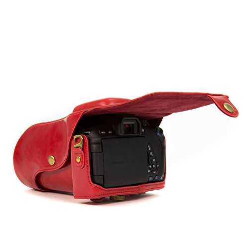 MegaGear toujours pr t RED Camera Case de protection en cuir Sac pour Canon Rebel T6 T5i 700D 18-55 EST 18-135 IS Canon Rebel T4i 650D 18-55 18-135 IS RED reviews MegaGear toujours pr t RED Camera Case de protection en cuir Sac pour Canon Rebel T6 T5i 700D 18-55 EST 18-135 IS Canon Rebel T4i 650D 18-55 18-135 IS RED