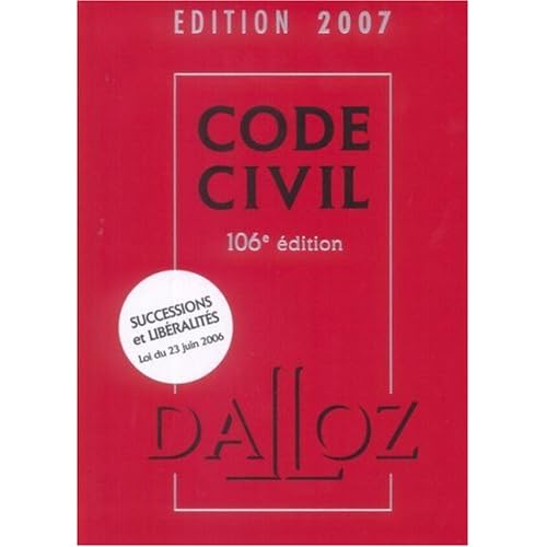 Code civil 2007