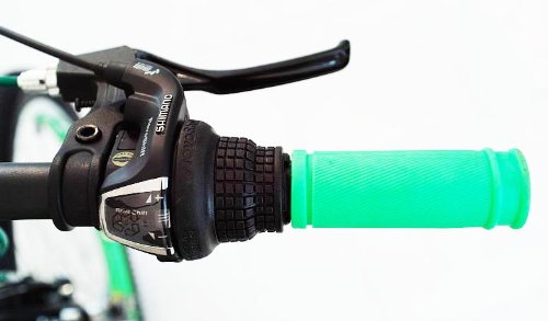 24 ZOLL MTB MOUNTAINBIKE FEDERGABEL JUGENDFAHRRAD JUNGEN KINDER FAHRRAD KINDERFAHRRAD BIKE ESCAPE GRÜN - 5