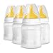 NUK First Choice Bottle Latex Teat (Size 1, 0 to 6 m, 150 ml, Pack of 4)