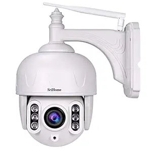 Srihome SH028 PTZ 5X Optical Zoom Wireless WiFi 3MP Ultra HD 1296P security camera CCTV