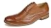 Produktbild Herren 5 Öse Brogues Oxford Schuh mit Lederfutter - herren, Hellbraun, 41