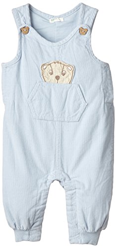United Colors of Benetton Baby-Boys Cord Bear Dungarees, Blue (Pale), 6 to 9 months (Manufacturer Size: 68 cms)