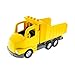Produktbild 1 x Lego Duplo LKW gelb neu-dunkel grau Kipper Kipp Laster Wagen Chassis Auto Lastwagen Baustelle 87700c01 87705