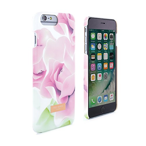 détail iPhone 6S Case, Official Ted Baker AW16 Soft Feel Hard Shell Back Cover in Floral Design for iPhone 6S Plus / 6 Plus Professional Womens High Quality Premium Case - Porcelain Rose ANNOTEI - Nude