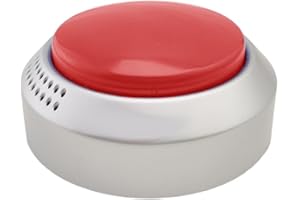 SHMIOU Orologio Parlante con Sveglia per Anziani e Ipovedenti, Voce Italiana, Rosso