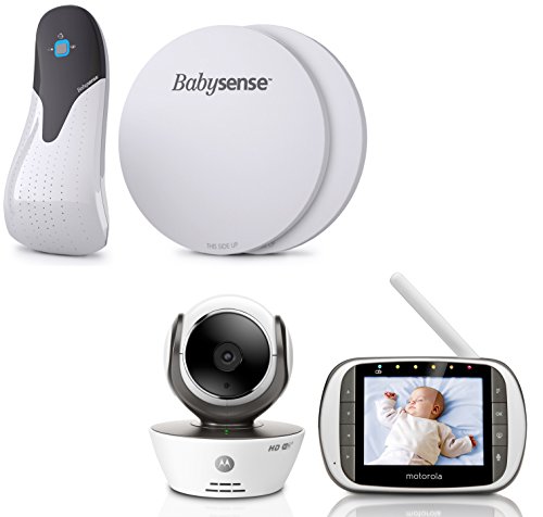 Motorola MBP853 Connect Wi-Fi HD Video Baby Monitor & BabySense 5 Bundle