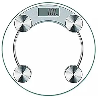 Samarth Deals Digital Weight Machine Electronics Body Transparent Glass Scale for - Home Kitchen, Human Body
