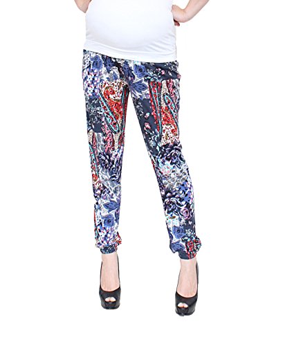 Maternity Boho Fusion Trousers Under bump, Harem Pants S,M,L,XL (XL)