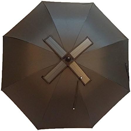 Solar Fan Umbrella Outdoor Solar Powered Fan Umbrella Recharged By Solar Instead Of Battery Or USB