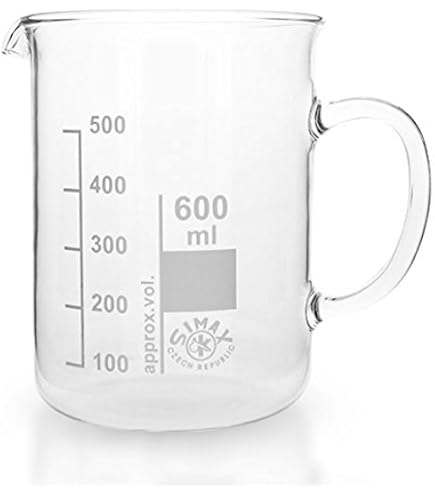 3er-Set Becherglas 600 Ml – Hitzefestes Borosilikatglas, Graduiert, Mit Ausguss, Hohe Form, Für Labor & Hobby