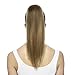 Love hair Extensions Alice Crocodile Clip Synthetic Hair Ponytail Colour 2 Dark Brown 18 -Inch