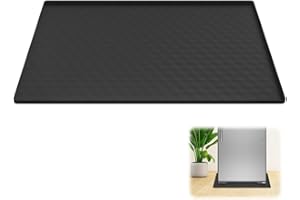 DASIAUTOEM Waschmaschinenbezug, Waschmaschinenauflage 60x60cm Tropfschale, Antirutschmatte Waschmaschinen Trockner, Bodenmatte Kühlschrankmatte, Waschmaschine Kühlschrankmatten, Wasserdicht Abdeckung