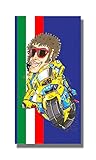 KOOLART Valentino Rossi Y a m a h a Moto GP Serviette de Plage XL 140 x 70 cm 1958