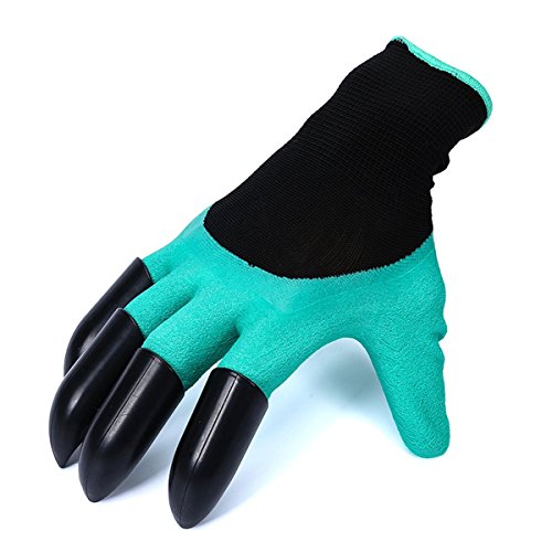 2 Paar Gartenhandschuhe BestTrendy Garten Handschuhe mit Graben und Pflanzen Baumschulen, gute Garten helfer Helfer für Gartenbau - 4
