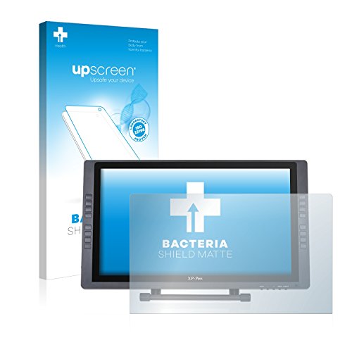 upscreen Protector de Pantalla Mate para XP-Pen Artist 22E Película Protectora Antibacteriana - Anti-Reflejos, Anti-Huella