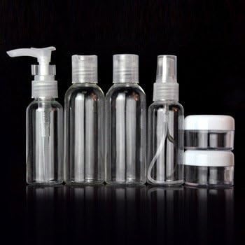 LSW TSA Compliant Travel Sized Liquid Containers Set with Resealable Quart-Sized Bag with Travel Essentials by LSW Housewares