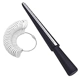 ★ Leicht zu trennen - Die Größen sind auf den Schaft jedes Rings aufgestempelt und werden über ein flexibles Kabel mit einer Schraubverbindung geliefert, die Sie bei Bedarf öffnen können.