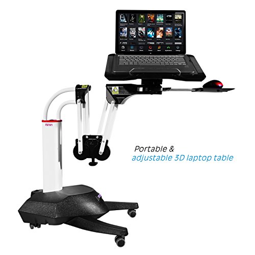HAVIT Multifunktionale 360° Verstellbare Laptop Computer Notebook Schreibtisch, beweglicher Notebook-Tisch für Bett und Sofa (KSR-01) - 2
