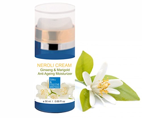 Crema Neroli Anti Età Crema Anti-Rughe Neroli Ginseng Calendula 50 ml - bleu&marine Bretania