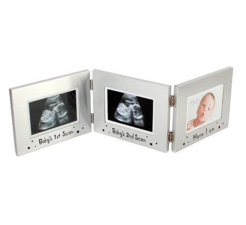 Juliana Aluminium Triple Frame 1st Scan/2nd Scan/Here I am