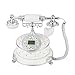 Produktbild ASHATA Retro Telefon mit Wählscheibe, Vintage Antike Telefon FSK/DTMF Schnurgebundenes Analog-Telefon,Multifunktion Automatische IP Home Telefon Festnetztelefon für Hause Büro oder Schmuckgeschäft