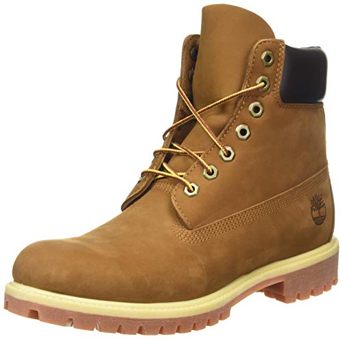 Timberland 6 Inch Premium Waterproof, Botas para Hombre, Marrón (Rust Nubuck), 44.5 EU