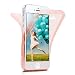 Produktbild moex Apple iPhone 5S | Hülle Silikon Transparent 360 Grad Double Side Cover Dünne Schutzhülle Slim Handyhülle für iPhone 5/5S/SE Case Rosa Silikonhülle TPU