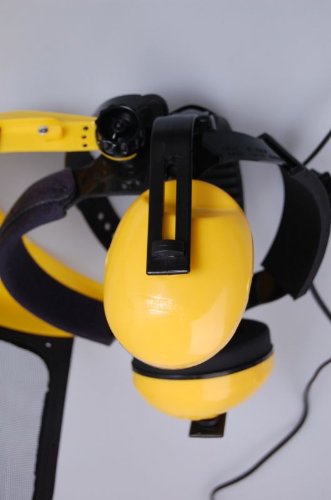 Gesichtsschutz Augenschutz Gehörschutz für Freischneider Motorsense Rasentrimmer - 3