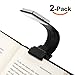 Produktbild Leselampe -4 einstellbare Helligkeit zu entwerfen - Lampe mit Klammer kleine Buchlampe Leselicht flexibel Buch Lesen- Led Leselampe für Kindle- Akku der Leuchte wiederaufladbar über USB, 2 Pack