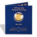 Leuchtturm 347757 Münzalbum PRESSO für 2 Euro Gedenkmünzen| Sammelalbum für die Gemeinschafts-Ausgabe “30 Jahre EU-Flagge“ | Für alle 23 Münzen