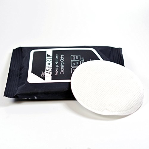 LashArt Makeup Remover Cleansing Cloths for Eyelash Extension Lint Free Oil Free