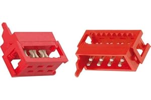 ERREBI CABLAGGI Connettore Idc Micro Match Maschio Volante 6 Poli X Cavo Piatto Flat 6 Vie Tyco 215083-6