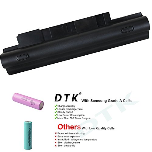 DTK® Ultra Hochleistung Notebook Laptop Batterie Li-ion Akku für For Acer Aspire One D255 D257 D260 522 722 Fits P/N: AL10A31 AL10B31 AL10BW AL10G31 BT.00603.121 LC.BTP00 – 12 Monate Garantie [ 6-cell 11.1v 4400mah ] - 3