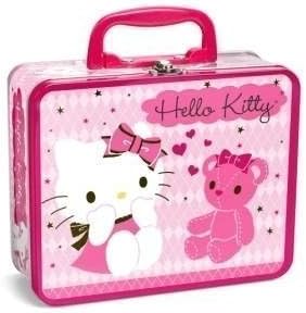 Hello Kitty with Teddy Bear 100 Piece Puzzle in Lunch Box Tin by Kimougha